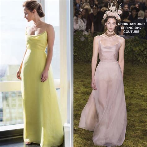 emma watson yellow dior dress.